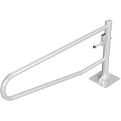 Swiveling gates | to be fixed by plugs, hot-dip galvanized | total width: 2000 mm | with triangular lock